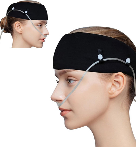 Oxygen nasal cannula headband - oxygen,